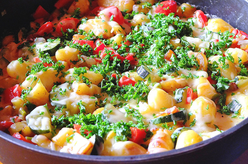 Gnocchipfanne mit Gemüse