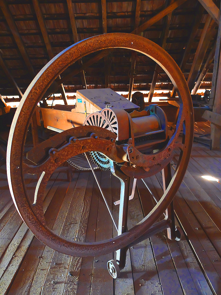 Kartoffelhof Museum Alte Häckselmaschine