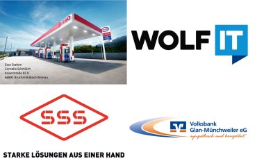 Esso, SSS GmbH, Wolf IT, Volksbank Glan-Münchweiler